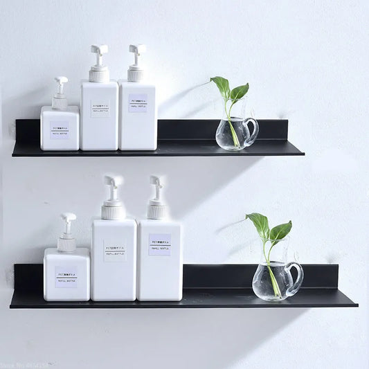 Elevate Your Space: Modern, Punch-Free Floating Shelves for Stylish Wall Storage.