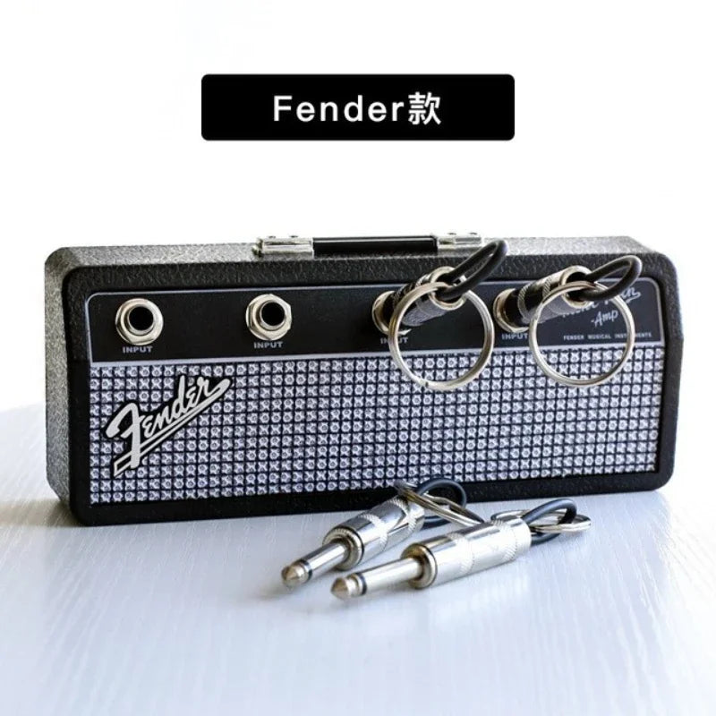 Vintage Fender Guitar Amp Key Hanger: Functional Home Decor & Unique Gift