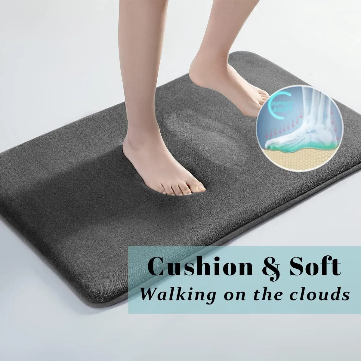Comfortable Floor Mats: Absorbent, Anti-Slip, and Luxuriously Soft